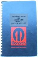 Monarch Pathfinder 10 Lathe Maintenance Manual